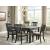 Tyler Creek Slat-Back Dining Side Chair | Black & Grayish-Brown