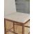 Isanti Wood Barstool - Cross-Back Upholstered Bar Stool | Sohomod