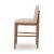 Isanti Wood Barstool - Cross-Back Upholstered Bar Stool | Sohomod