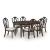 Lavinton Traditional Upholstered Dining Side Chair | Cherry Brown