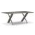 Krystanza Dining Set - Weathered Gray Trestle Base | Ashley