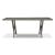 Krystanza Rectangular Wood Dining Table - Weathered Gray | Sohomod