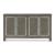 Krystanza Wood Dining Server - 4-Door Weathered Gray Buffet