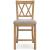 Havonplane Wood Barstool - Upholstered Bar Height | Sohomod
