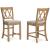 Havonplane Wood Barstool - Upholstered Bar Height | Sohomod