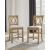 Havonplane Wood Barstool - Upholstered Bar Height | Sohomod