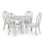 Montelaine Round Extendable Dining Table in Antique White