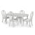 Montelaine Round Extendable Dining Table in Antique White