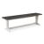Darborn Large Dining Room Bench | Gray-Brown Wood Finish