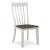 Darborn Upholstered Dining Side Chair | Gray & Brown Wood