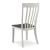 Darborn Upholstered Dining Side Chair | Gray & Brown Wood