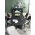 Rowanbeck Oval Wood Dining Set - Black Finish | Ashley Furniture