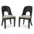 Rowanbeck Oval Wood Dining Set - Black Finish | Ashley Furniture
