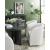 Rowanbeck Modern Upholstered Dining Arm Chair | Ivory Finish
