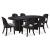 Rowanbeck Oval Wood Dining Table in Black | Ashley Furniture