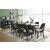 Rowanbeck Oval Wood Dining Set - Black Finish | Ashley Furniture