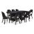 Rowanbeck Oval Wood Dining Set - Black Finish | Ashley Furniture