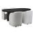 Rowanbeck Oval Wood Dining Set - Black Finish | Ashley Furniture