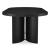 Rowanbeck Oval Wood Dining Set - Black Finish | Ashley Furniture