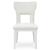 Chalanna Upholstered Dining Side Chair | White Cottage-Style