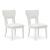Chalanna Upholstered Dining Side Chair | White Cottage-Style