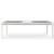 Chalanna Rectangular Extendable Dining Room Set | White & Glass
