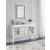 Chalanna Rectangular Extendable Dining Room Set | White & Glass