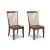 Greddinton Spindle-Back Dining Chair | Rustic Brown Wood