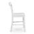 Greddinton White Wood Barstool with Slat Back Design