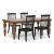 Greddinton Dining Side Chair | Black Wood Modern Farmhouse