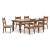 Greddinton Rectangular Wood Dining Table in Brown | Sohomod