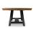 Greddinton Extendable Wood Dining Table - Brown/Black Farmhouse