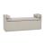 Galliden Large Upholstered Dining Bench | Beige & Light Brown