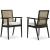 Galliden Extendable Dining Set - Rustic Oak & Black | Ashley