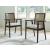 Galliden Extendable Dining Set - Rustic Oak & Black | Ashley
