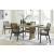 Galliden Upholstered Dining Arm Chair | Black Wood Finish
