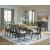 Galliden Extendable Dining Set - Rustic Oak & Black | Ashley