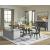 Galliden Extendable Dining Set - Rustic Oak & Black | Ashley