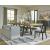 Galliden Extendable Wood Dining Table | Two-Tone Brown & Black