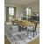Galliden Extendable Dining Set - Rustic Oak & Black | Ashley