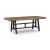 Galliden Extendable Dining Set - Rustic Oak & Black | Ashley