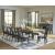 Galliden Extendable Wood Dining Table | Two-Tone Brown & Black