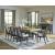 Galliden Extendable Wood Dining Table | Two-Tone Brown & Black