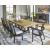 Galliden Extendable Dining Set - Rustic Oak & Black | Ashley