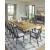 Galliden Extendable Wood Dining Table | Two-Tone Brown & Black