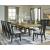 Galliden Extendable Dining Set - Rustic Oak & Black | Ashley