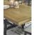 Galliden Extendable Wood Dining Table | Two-Tone Brown & Black