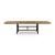 Galliden Extendable Wood Dining Table | Two-Tone Brown & Black