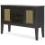 Galliden Extendable Dining Set - Rustic Oak & Black | Ashley