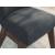 Dilenno Upholstered Dining Side Chair | Dark Brown Wood Finish